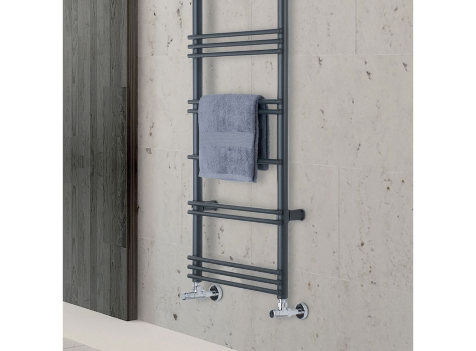 Calentador de toallas con sistema hidráulico en acero Made in Italy - Piña viadurini