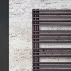 Calentador de toallas eléctrico en acero al carbono Made in Italy - Cerezas Ácidas viadurini