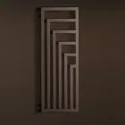 Calentador de toallas eléctrico de acero con diseño moderno fabricado en Italia - Potentia viadurini