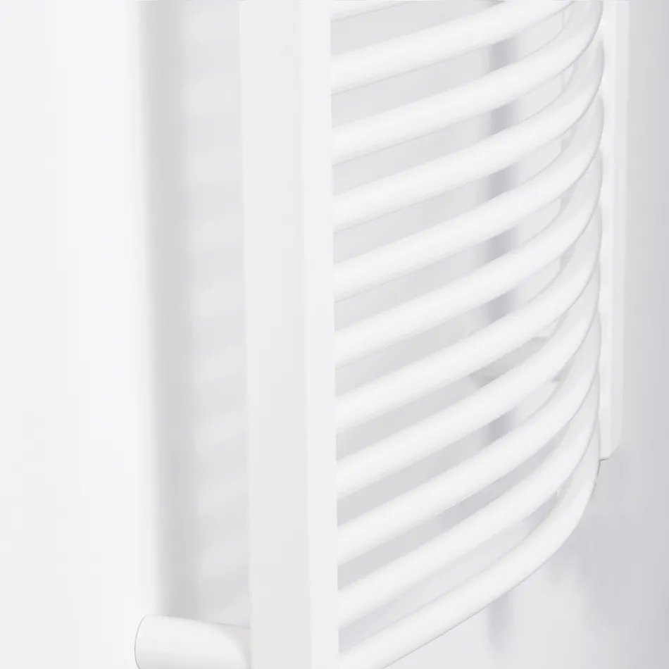 Calentador de toallas eléctrico en acero en diferentes colores fabricado en Italia - Ibis viadurini