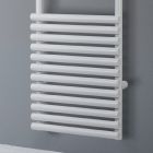 Calentador de toallas eléctrico de acero con acabado blanco puro Made in Italy - Limón viadurini