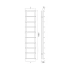 Calientatoallas Hidráulico con Elementos Circulares Made in Italy - Fresa viadurini