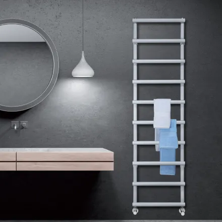 Calientatoallas Hidráulico con Elementos Circulares Made in Italy - Fresa viadurini