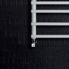 Calentador de toallas hidráulico con estructura de acero al carbono Made in Italy - Crema viadurini