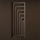 Calentador de toallas hidráulico de acero con diseño moderno fabricado en Italia - Potentia viadurini