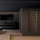 Calentador de toallas hidráulico de acero con diseño moderno fabricado en Italia - Potentia viadurini