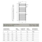 Calentador de toallas hidráulico en acero acabado cromado y dorado Fabricado en Italia - Laura viadurini