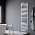 Calentador de toallas mixto de acero con acabado blanco puro Made in Italy - Limón