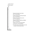 Calentador de toallas hidráulico individual en acero al carbono oxidado Fabricado en Italia - Alan viadurini