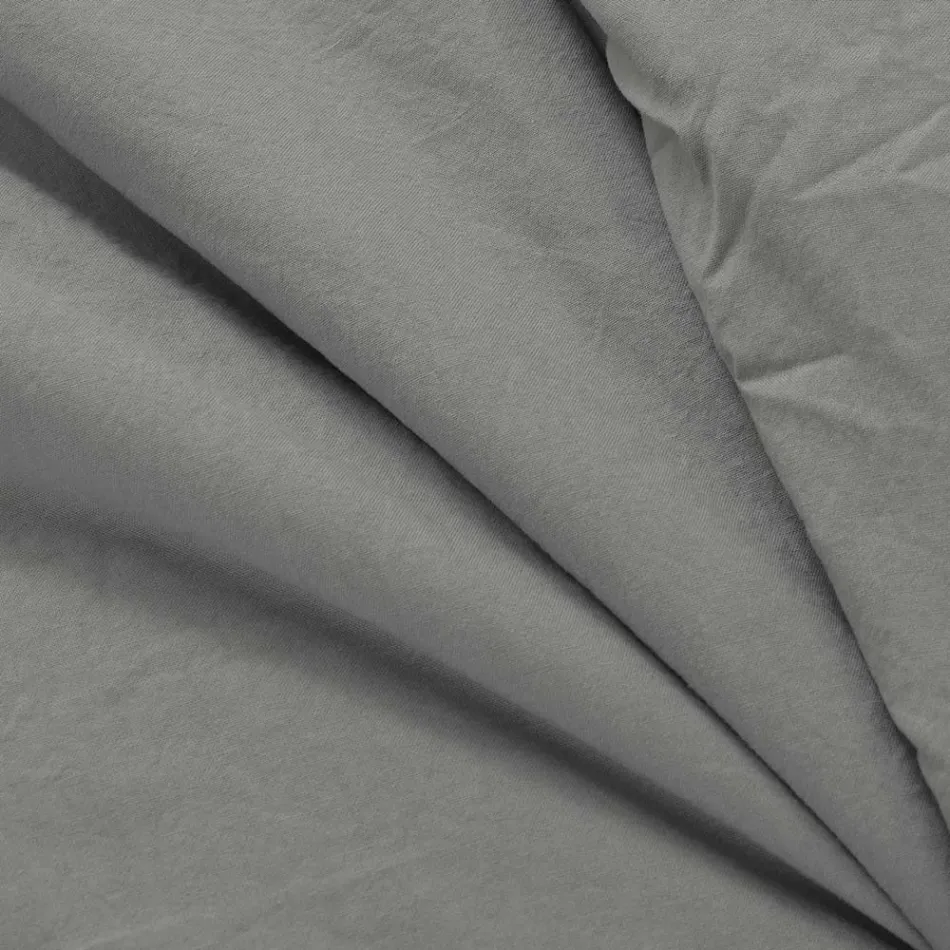 Calentador de cama doble de 350 gr/m2 en puro algodón teñido en prenda - Delicacy viadurini