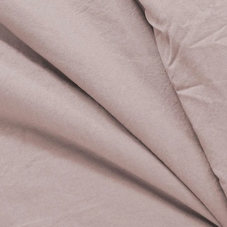 Calentador de cama doble de 350 gr/m2 en puro algodón teñido en prenda - Delicacy viadurini