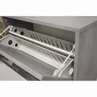 Sitover doble fila de reflectores de melamina Cleaf cemento Senis viadurini