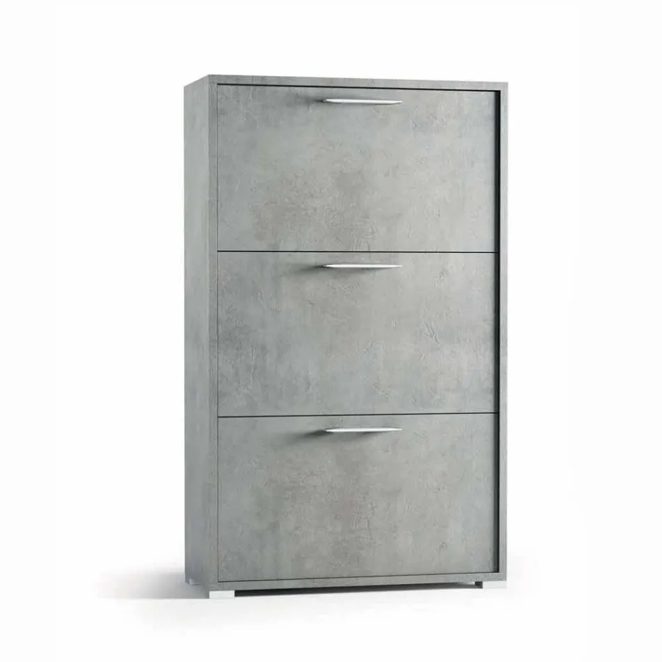 Sitover doble fila de reflectores de melamina Cleaf cemento Senis viadurini