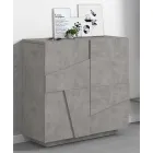 Zapatero interior con 2 puertas de melamina Made in Italy - Naditza viadurini