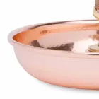 Bandeja Cascanueces en Cobre Estañado Diseño Artesanal 24 cm - Paronzo viadurini