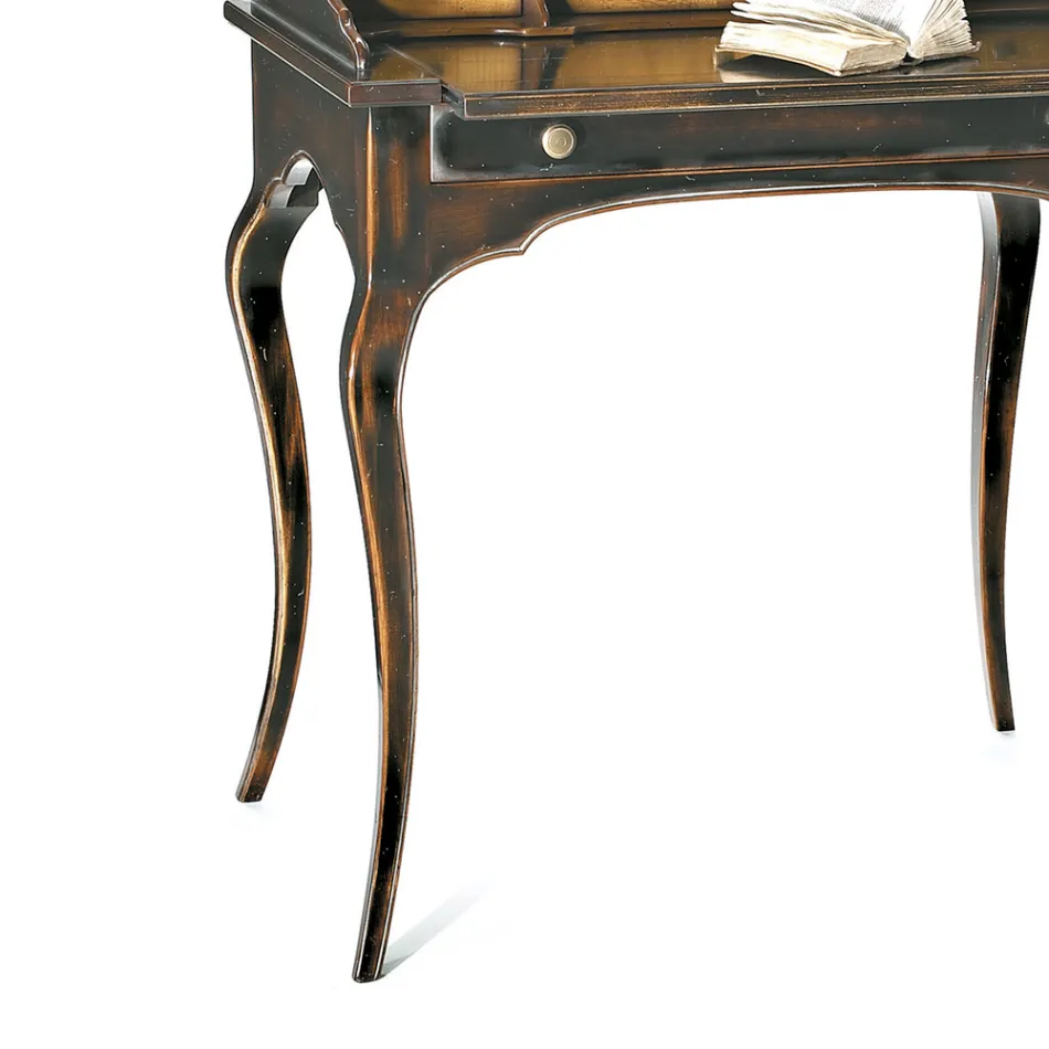 Escritorio con 5 cajones y tapa extraíble Made in Italy - Maia viadurini