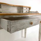 Escritorio hecho a mano en madera maciza con 4 cajones Made in Italy - Amela viadurini