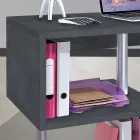 Escritorio blanco o pizarra en madera de diseño italiano 3 tamaños - Michel viadurini