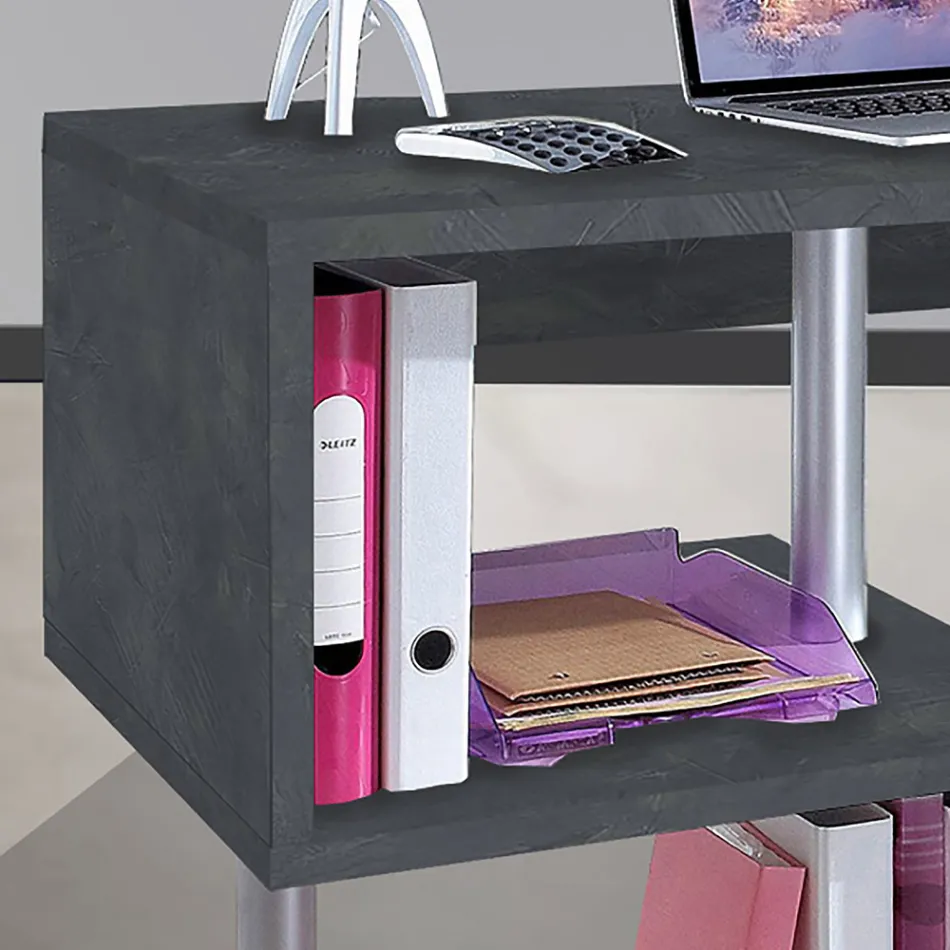 Escritorio blanco o pizarra en madera de diseño italiano 3 tamaños - Michel viadurini