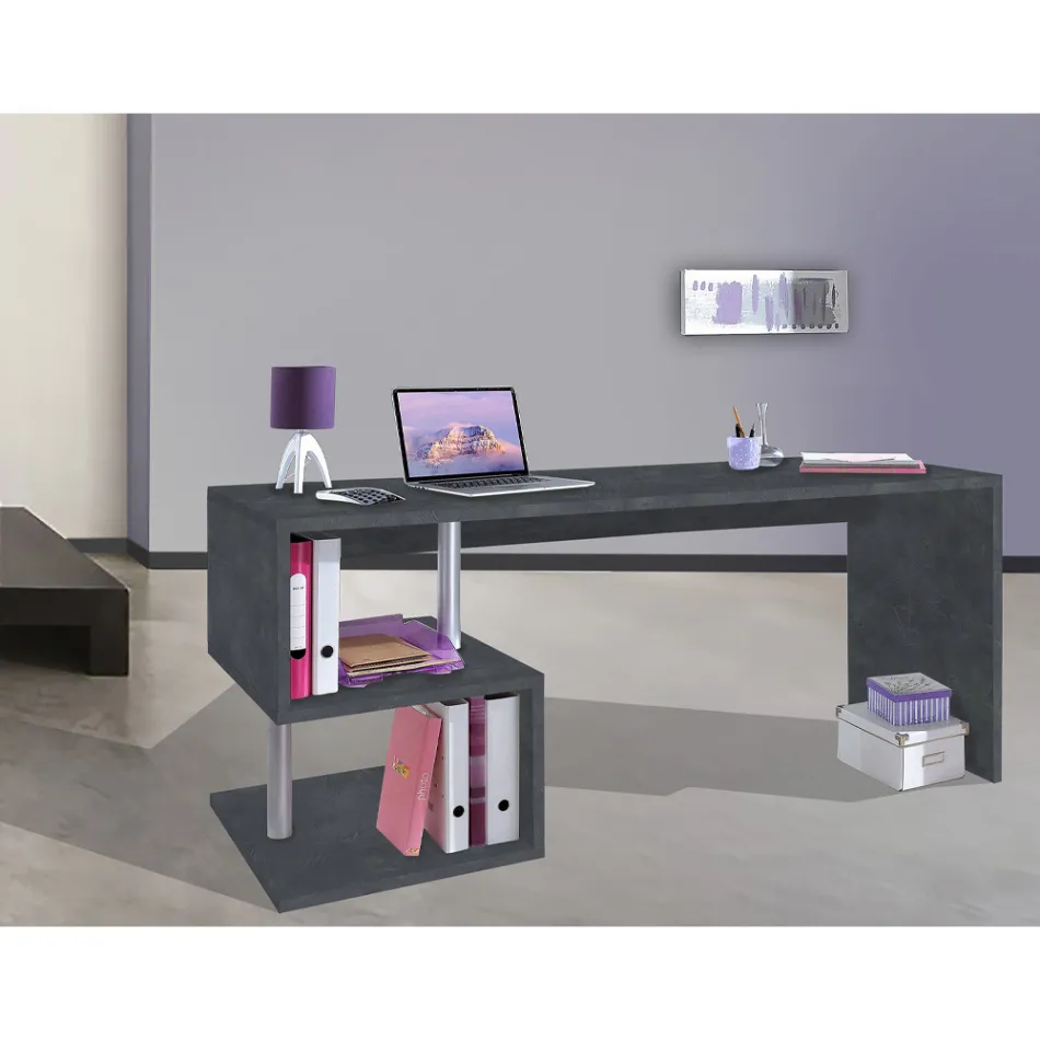 Escritorio blanco o pizarra en madera de diseño italiano 3 tamaños - Michel viadurini