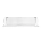 Escritorio de pared Otilia de plexiglás con diseño minimalista, fabricado en Italia. viadurini