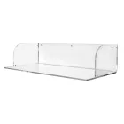 Escritorio de pared Otilia de plexiglás con diseño minimalista, fabricado en Italia. viadurini