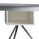 Escritorio ejecutivo de Karim Rashid en poliuretano - James viadurini