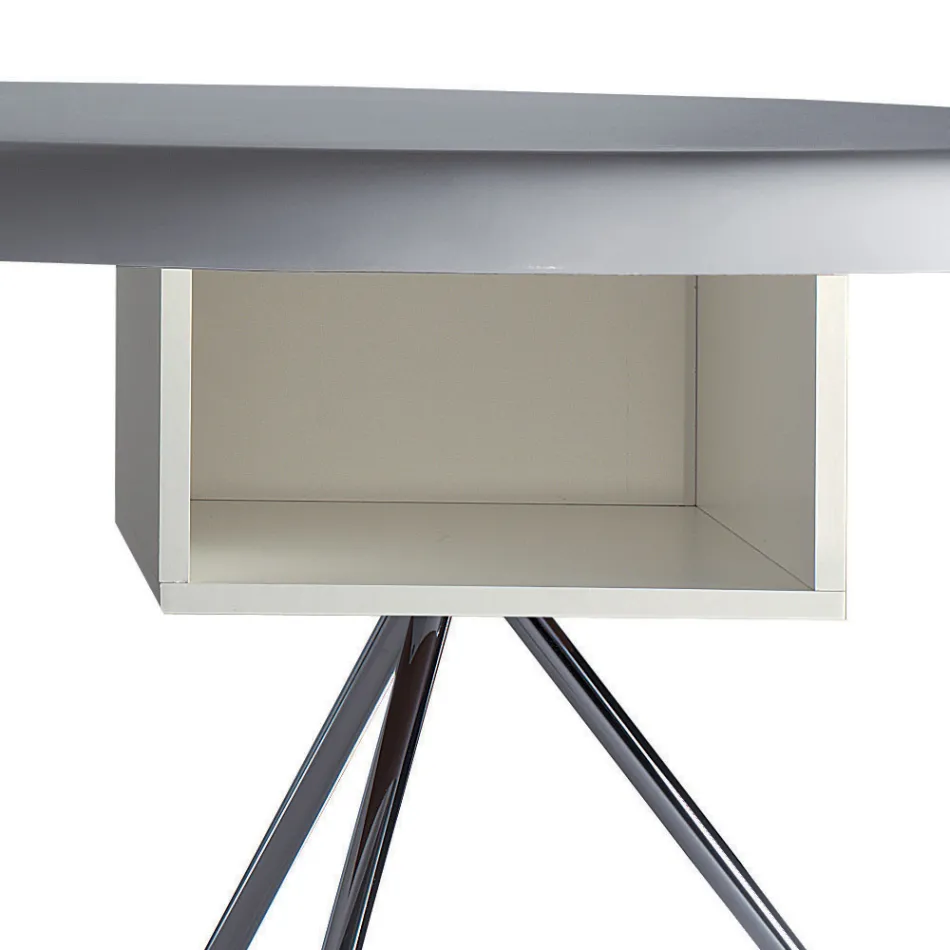 Escritorio ejecutivo de Karim Rashid en poliuretano - James viadurini