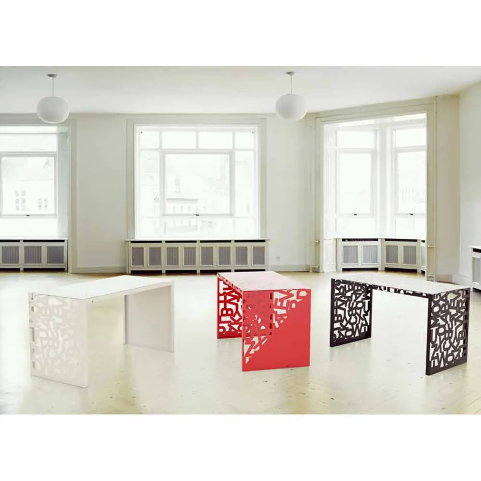 Escritorio Kattedra Letters &quot;Una cascada&quot; 120x65x75 Mabele viadurini