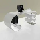 Escritorio de oficina moderno producido en Italia, Miagliano. viadurini