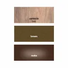 Escritorio moderno de metal y melamina con cajón Made in Italy - Iridio viadurini