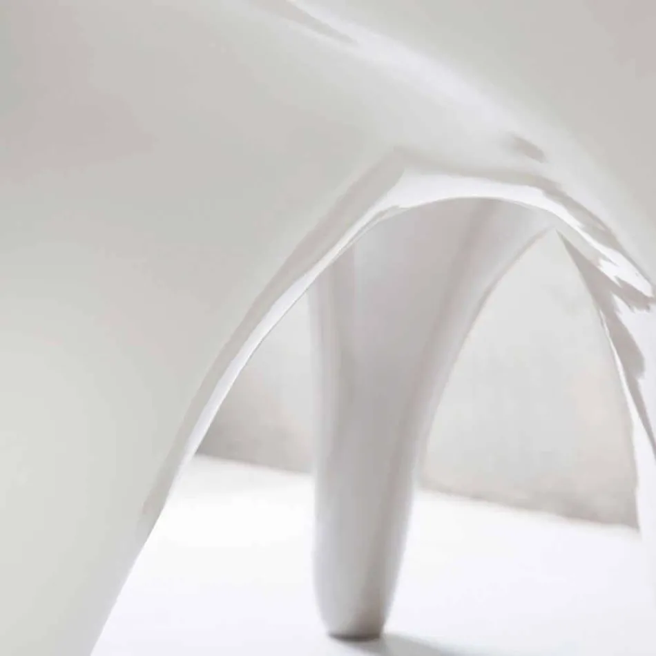 Escritorio oficina moderno hecho a mano en Italia Sinuous viadurini