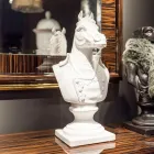 Escultura de diseño cerámico hecha a mano de Boris. viadurini