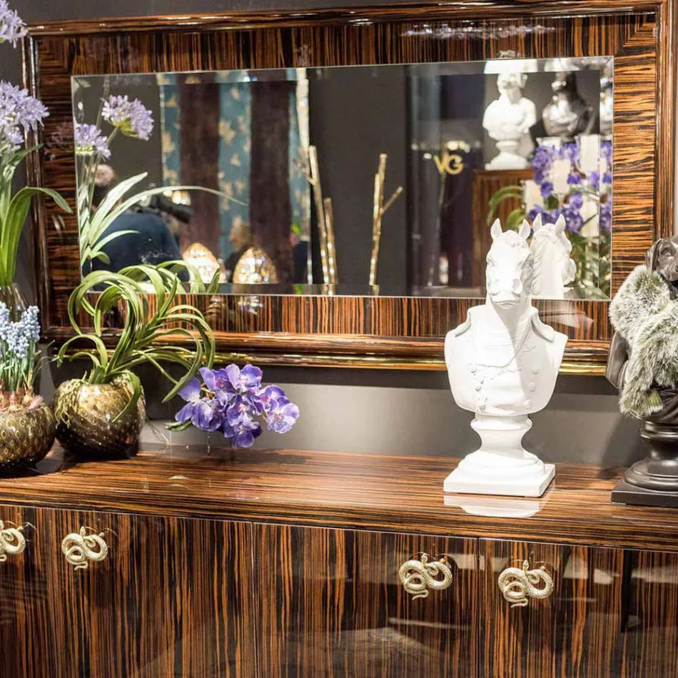 Escultura de diseño cerámico hecha a mano de Boris. viadurini