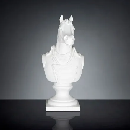 Escultura de diseño cerámico hecha a mano de Boris. viadurini