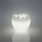 Cubo de hielo Kalimera Slide blanco brillante hecho en Italia viadurini