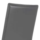 Silla con respaldo alto Becca de diseño moderno, fabricada en Italia viadurini