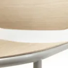 Silla de Cocina en Madera y Metal Pintado Made in Italy 2 Piezas - Saffia viadurini