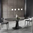 Silla de cocina en polipropileno blanco o gris mate 4 piezas - Milán viadurini
