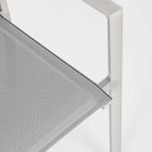 Silla de exterior en aluminio con reposabrazos de Homemotion - Casper Design viadurini