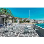 Silla apilable de aluminio para exterior Made in Italy, 4 piezas - Ulyssa viadurini