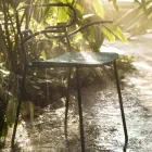 Silla de exterior en metal y poliuretano Made in Italy, 2 piezas - Trosa viadurini