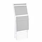 Silla plegable para exteriores en Textilene y Aluminio, 4 Piezas - Holly viadurini