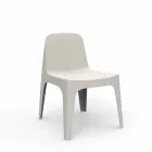 Silla apilable Vondom de polipropileno para jardín, diseño viadurini