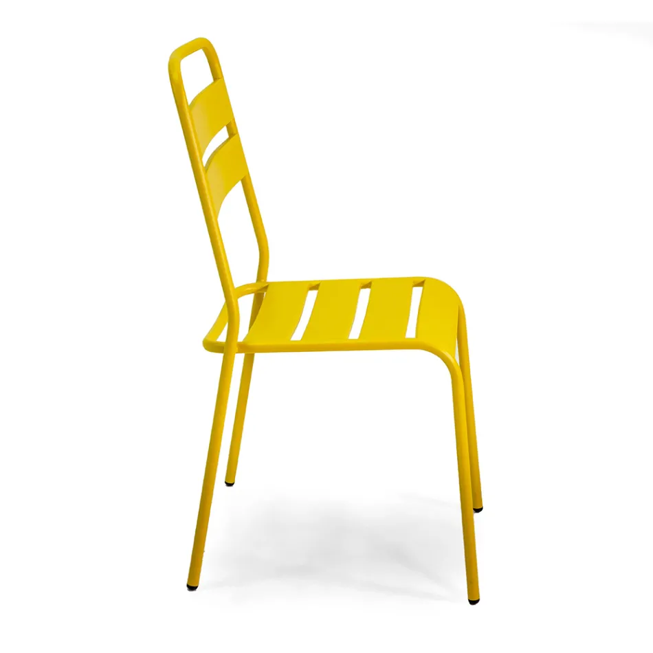 Silla de jardín totalmente de metal - Cinta viadurini