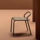 Silla de jardín Estructura de aluminio Made in Italy - Noss by Varaschin viadurini