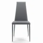 Silla de interior totalmente acolchada y tapizada Made in Italy - Trieste viadurini