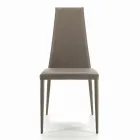 Silla de interior totalmente acolchada y tapizada Made in Italy - Trieste viadurini