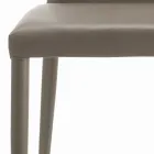 Silla de interior totalmente acolchada y tapizada Made in Italy - Trieste viadurini