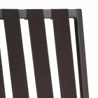 Silla de comedor exterior en aluminio y cuerda de diseño de lujo 3 acabados - Julie viadurini